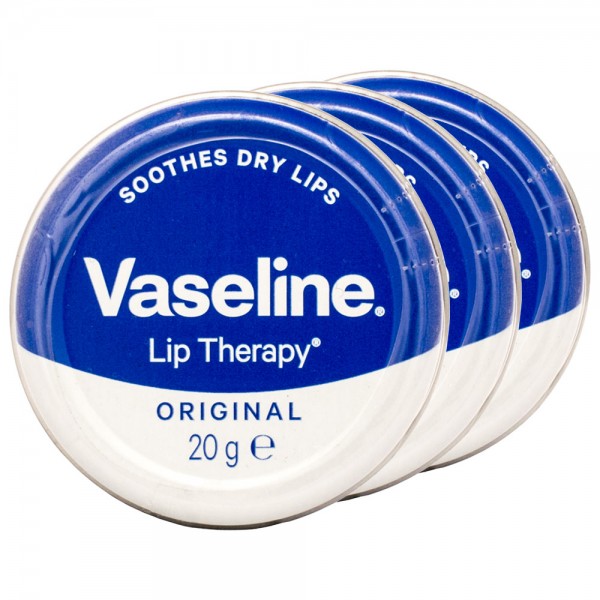 3x Vaseline Lip Therapy Original 20g