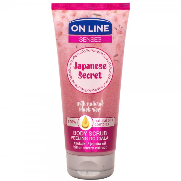 On Line Senses Japanese Secret Body Scrub 200ml