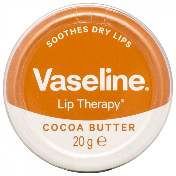 12x Vaseline Lip Therapy Cocoa Butter Lippenbalsam 20g