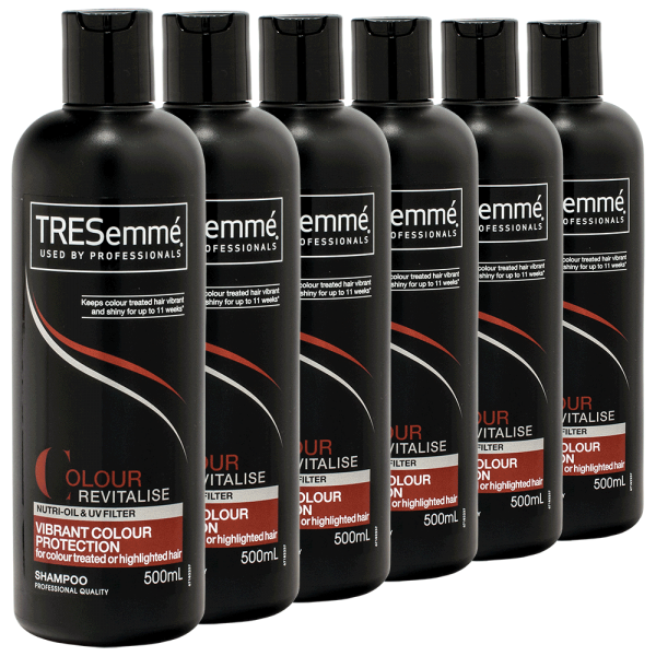 6x TRESemme Colour Revitalise Vibrant colour Protection Shampoo - 500ml