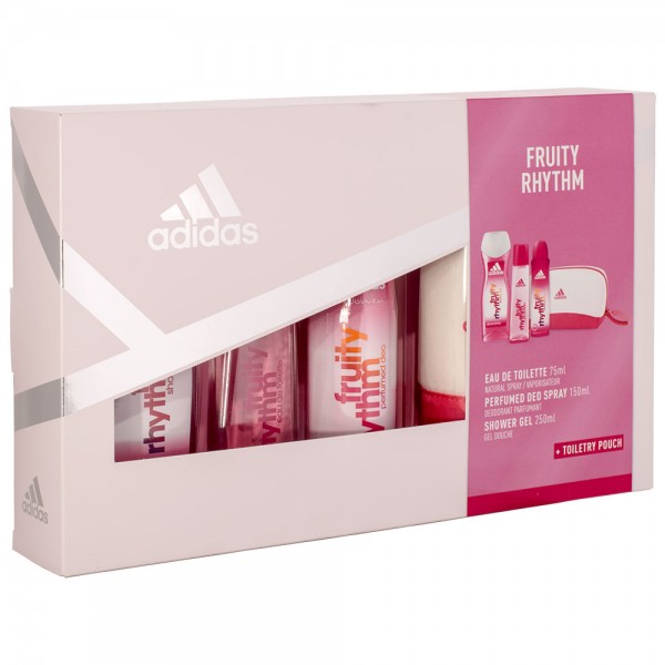 adidas Fruity Rhythm Geschenk-SET EDT+DEO+SGEL+Bag