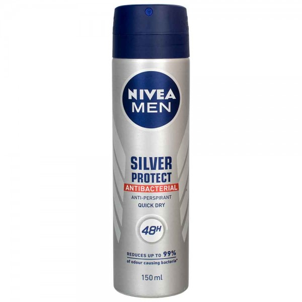 Nivea MEN Silver Protect Anti-Transpirant Antibakterial Deo 150ml